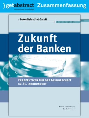 cover image of Zukunft der Banken (Zusammenfassung)